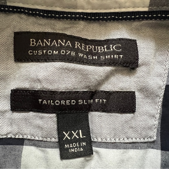 ❤️HP Banana Republic Plaid Button Down Shirt - Picture 13 of 16